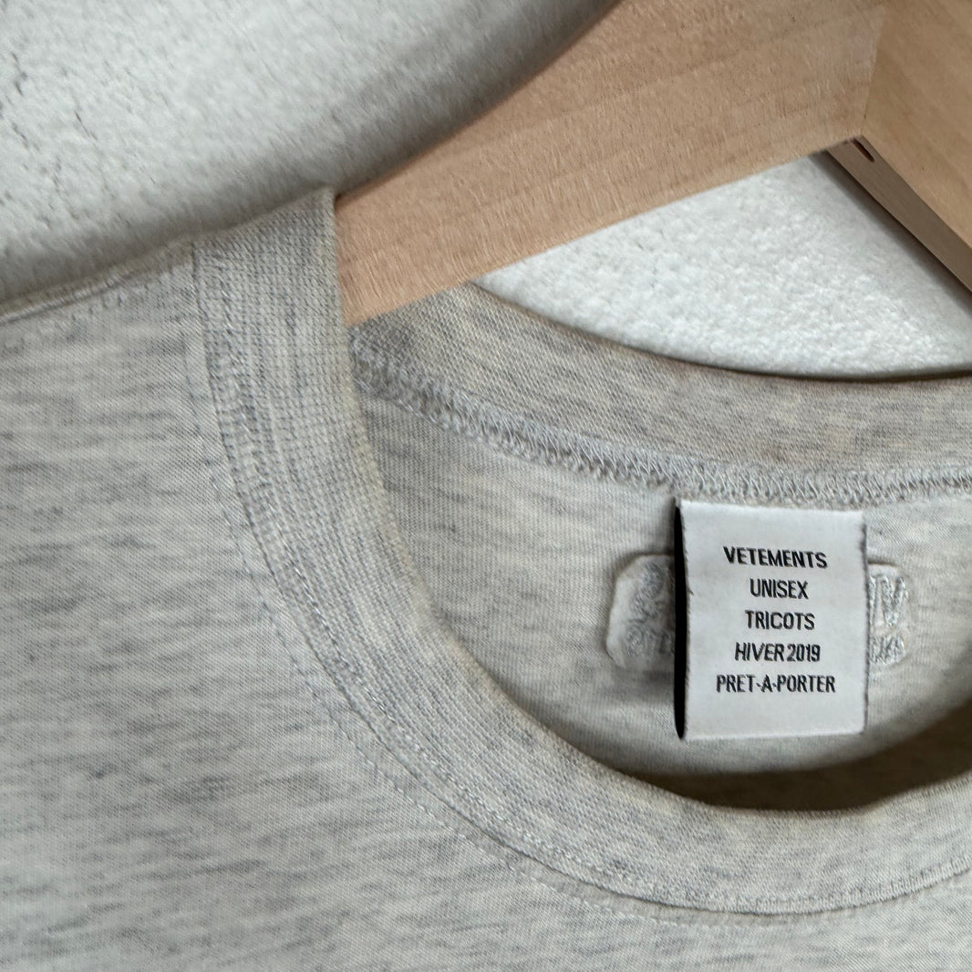 VETEMENTS Hi I Dont Care Thanks T-Shirt