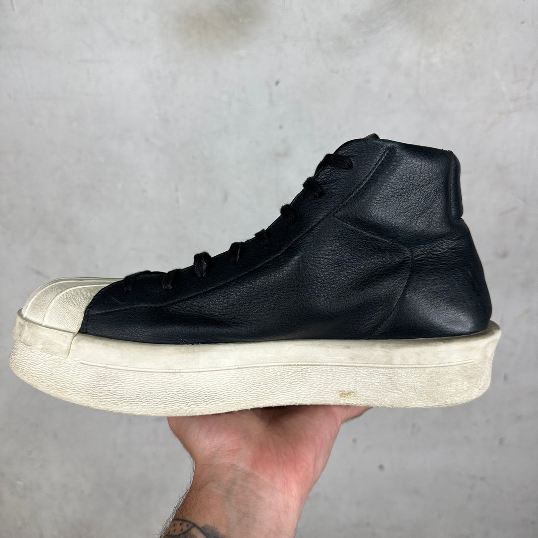 Rick Owens x Adidas Calfskin Mastadon Sneakers