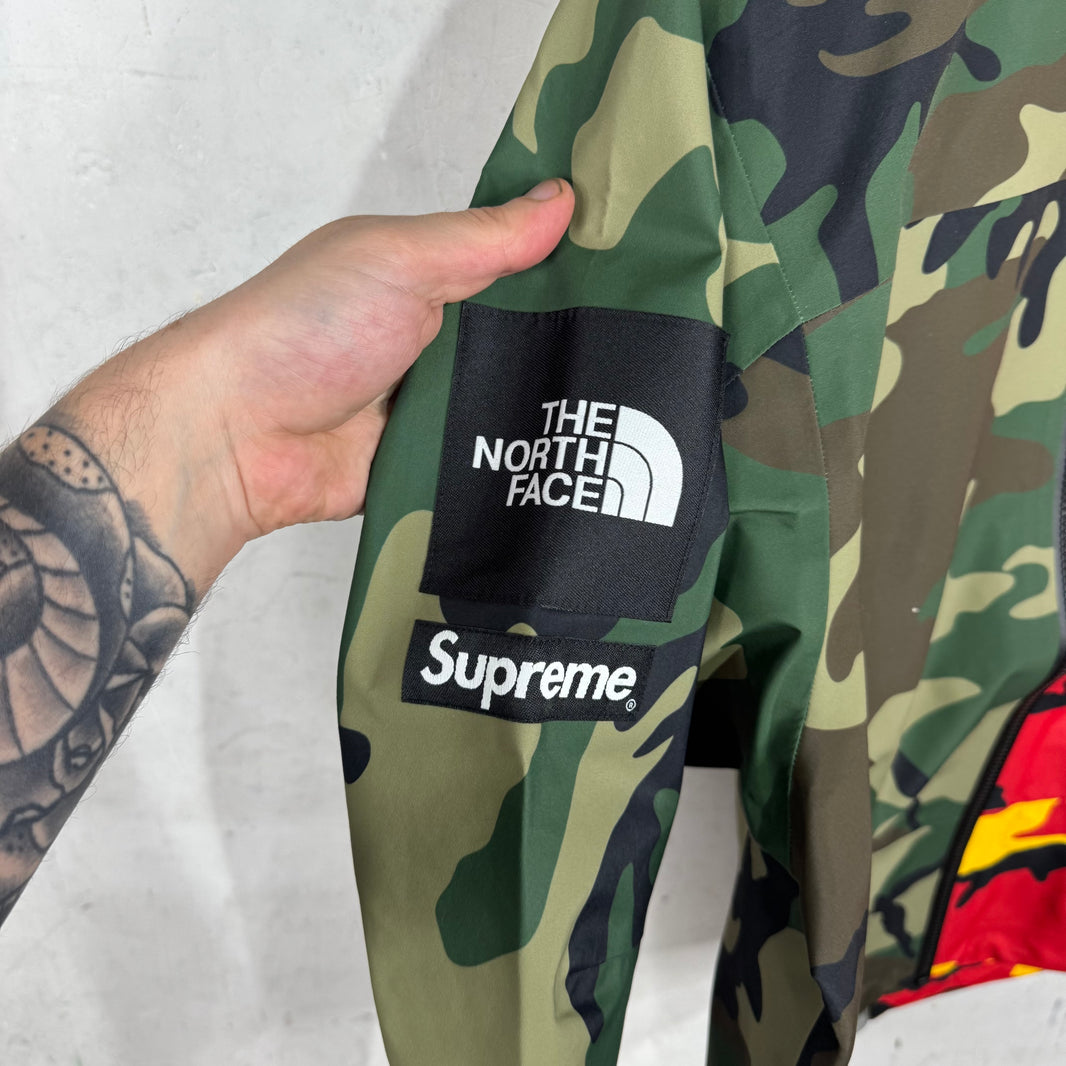 Supreme x TNF Split Camo Rain Jacket