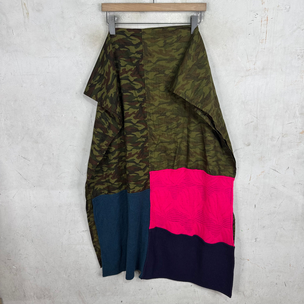 CDG Good Design Shop Camo Patchwork Scarf