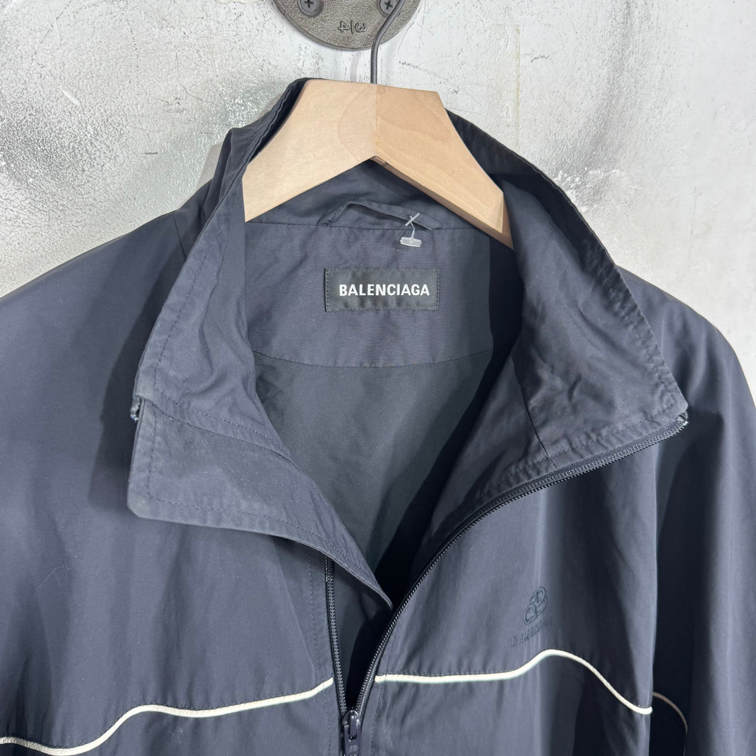 Balenciaga White Piping Track Jacket