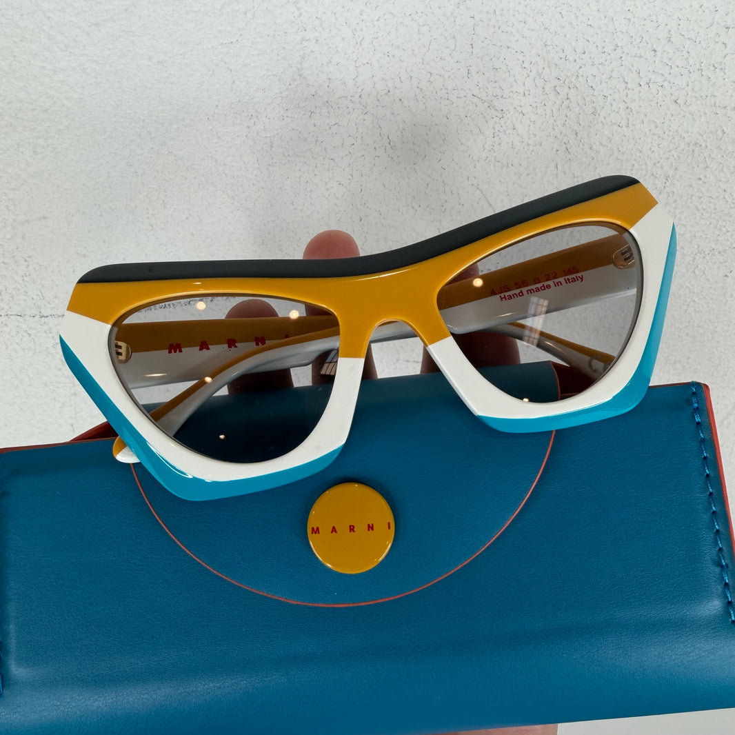 Marni Devil's Pool Striped Sunglasses