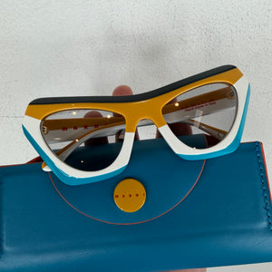 Marni Devil's Pool Striped Sunglasses