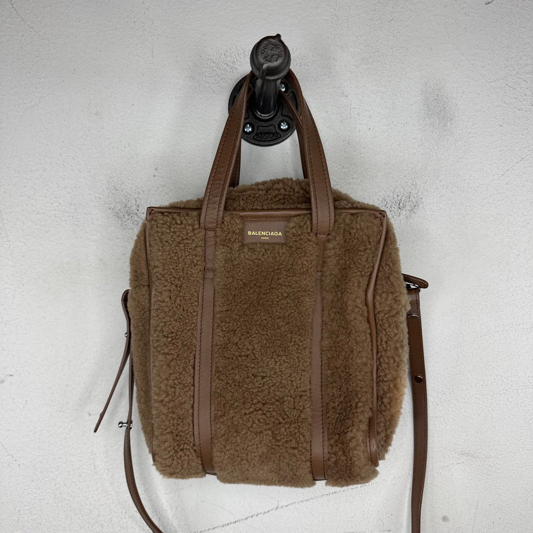 Balenciaga Shearling Bazar Mini Bag