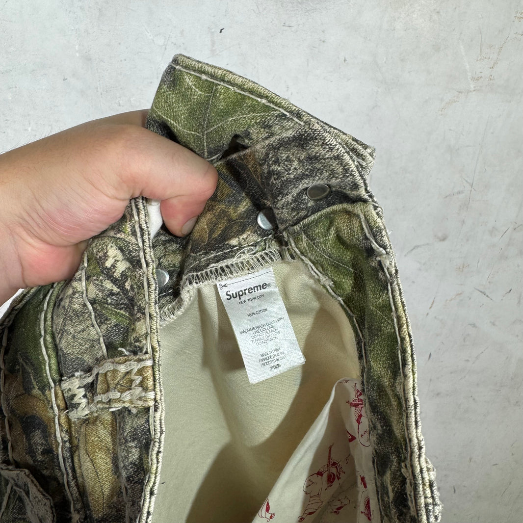 Supreme x True Religion Mossy Oak Cargos