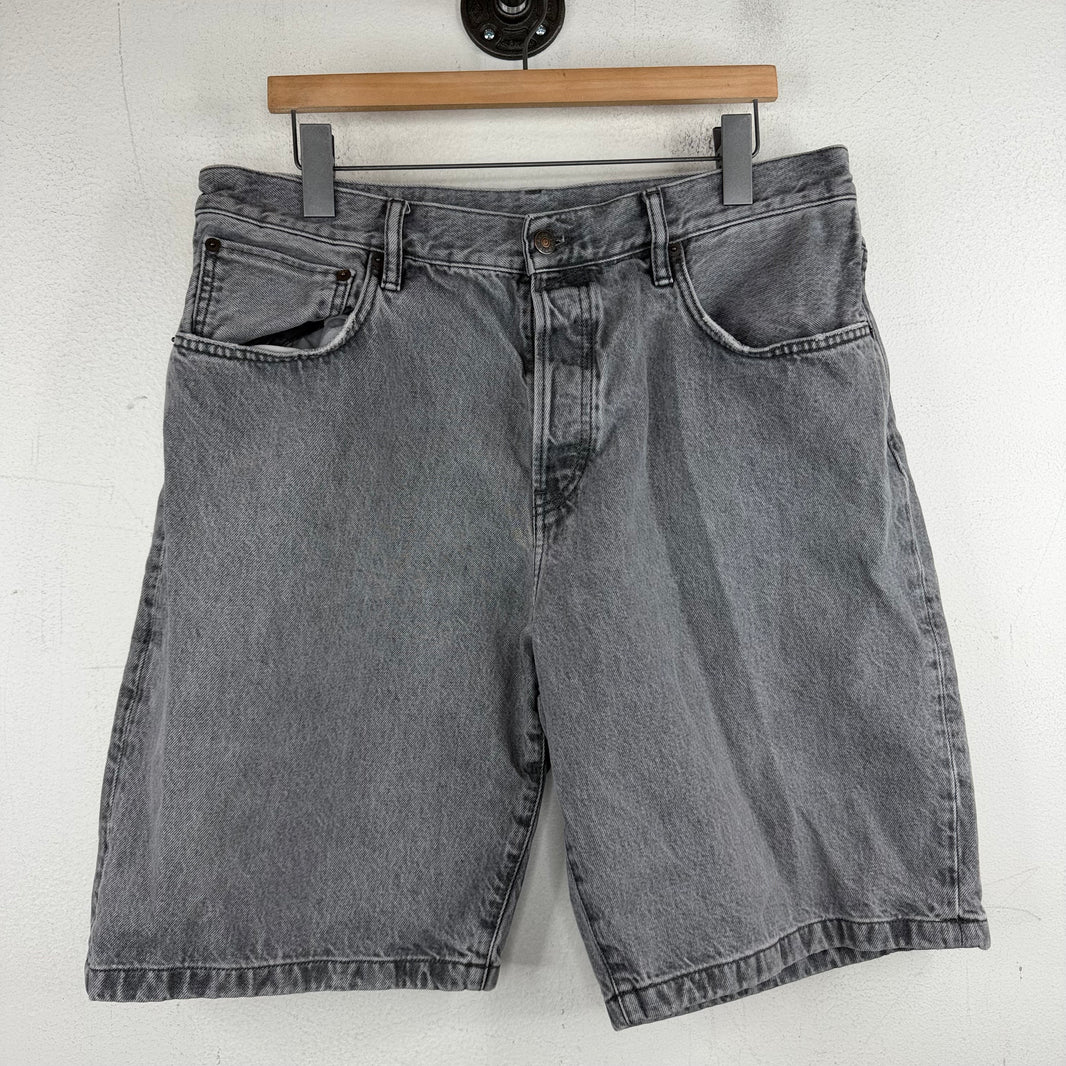 Acne Studios Gray Baggy Jean Shorts