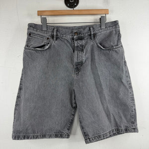 Acne Studios Gray Baggy Jean Shorts
