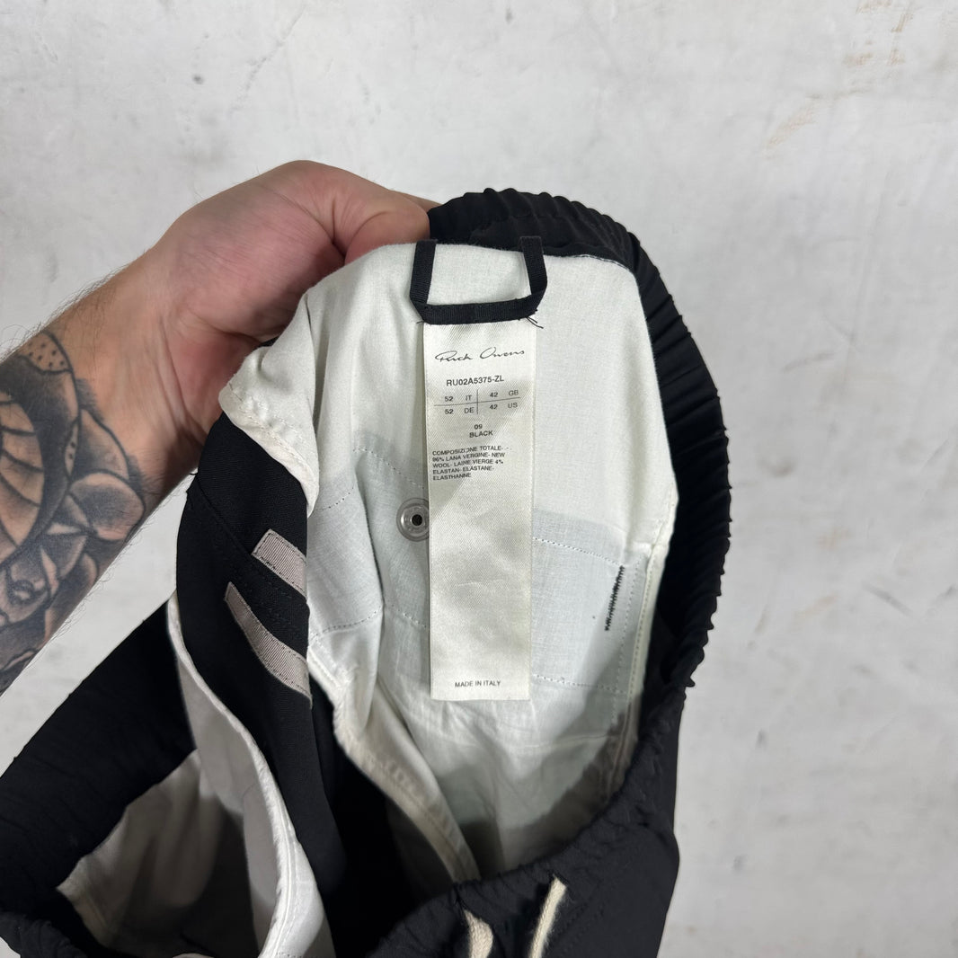 Rick Owens Gethsemane Wool Zippered Pants