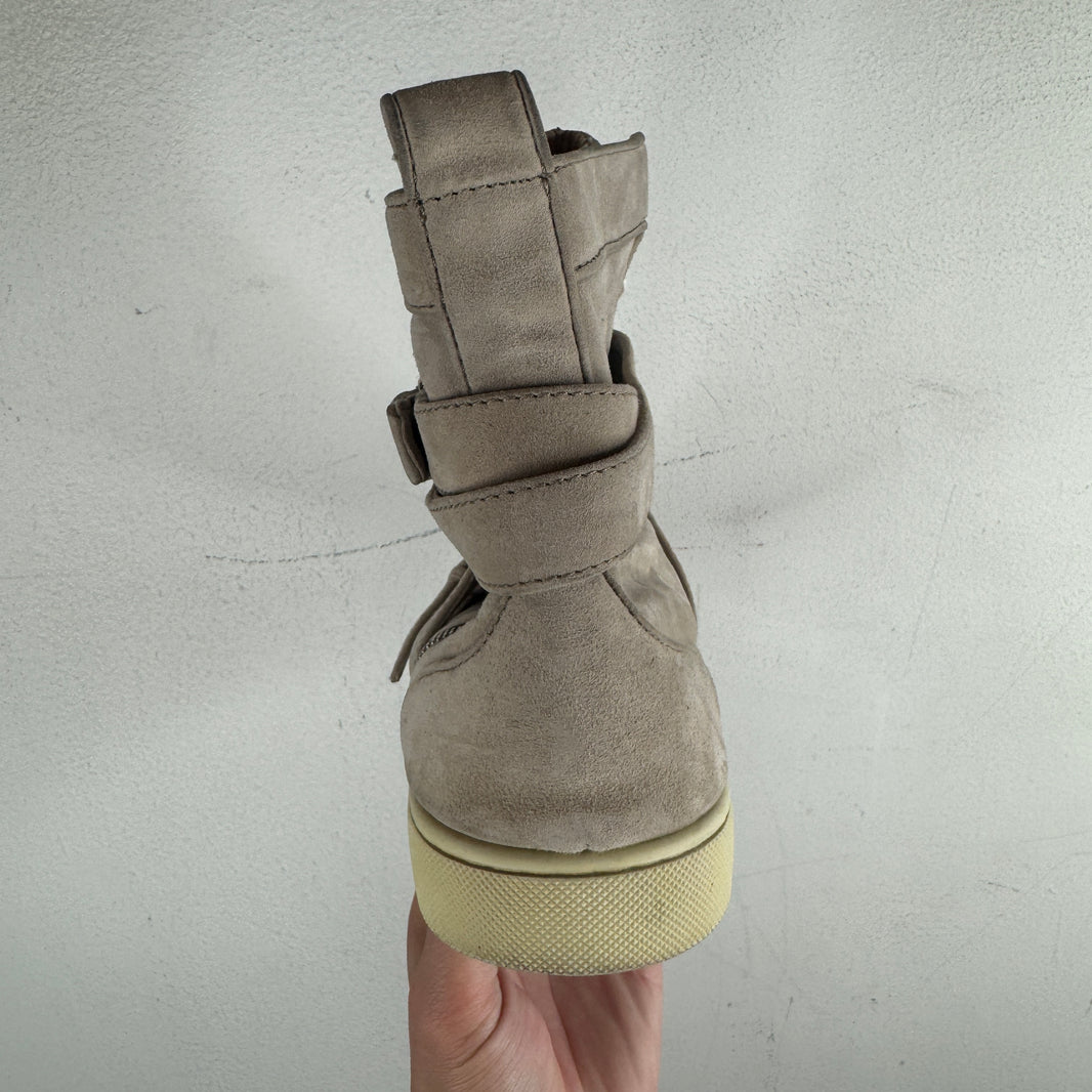 Christian Louboutin Beige Strap Hi Top Sneaker