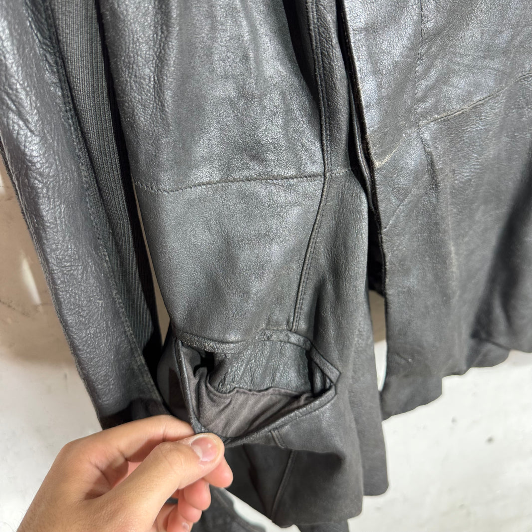 Rick Owens Smoked Older Leather Jacket