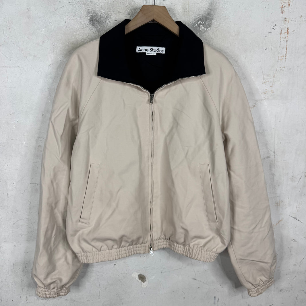 Acne Studios Stockholm Logo Canvas Work Jacke