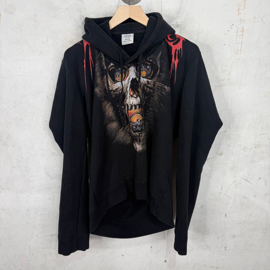 Vetements Misplaced Skull Hoodie