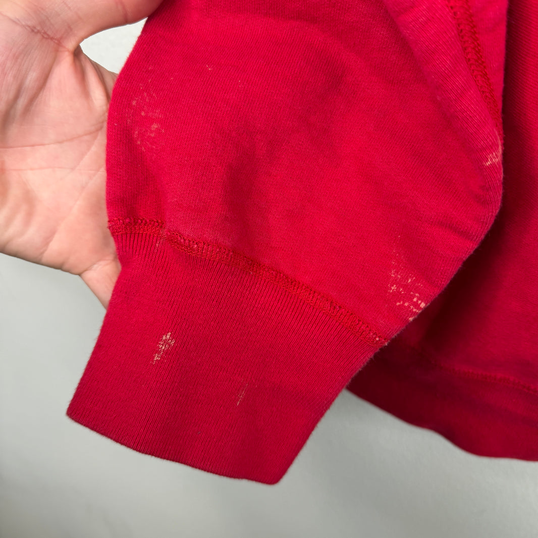 Supreme Bleached Red Tonal Box Logo Hoodie
