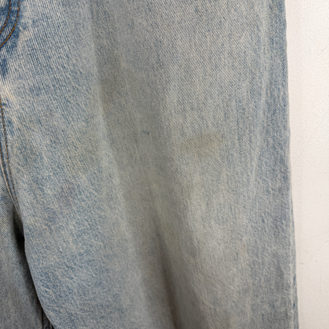 Balenciaga Garde Robe Blue Baggy Jeans