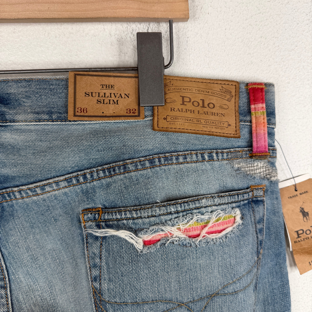 Polo Ralph Lauren Sullivan Slim Distressed Jeans