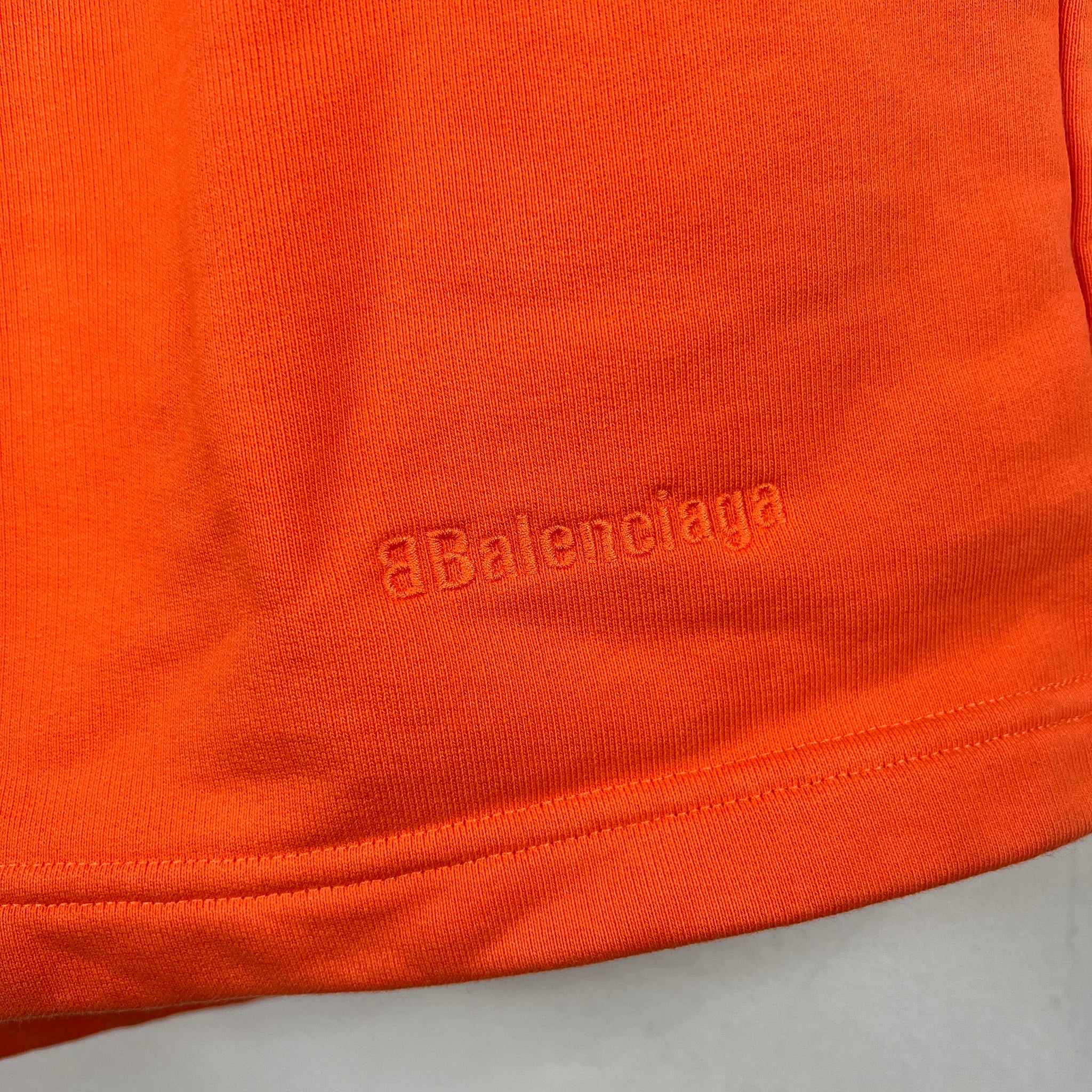 Balenciaga Orange Corp Sweatshorts