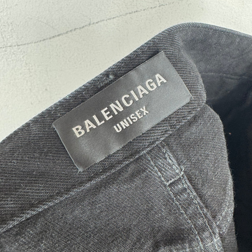 Balenciaga Black Loose Fit Jeans
