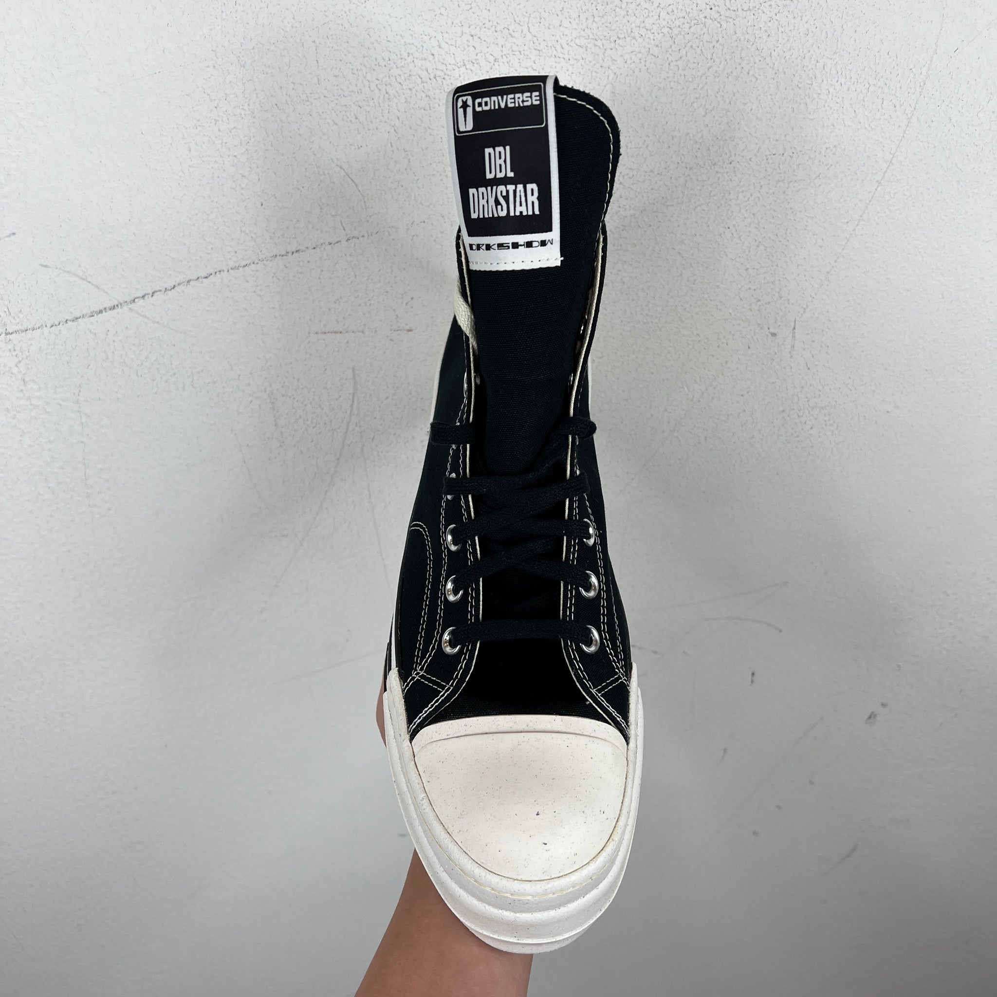 Rick Owens x Converse DRKSTAR DBL Highs