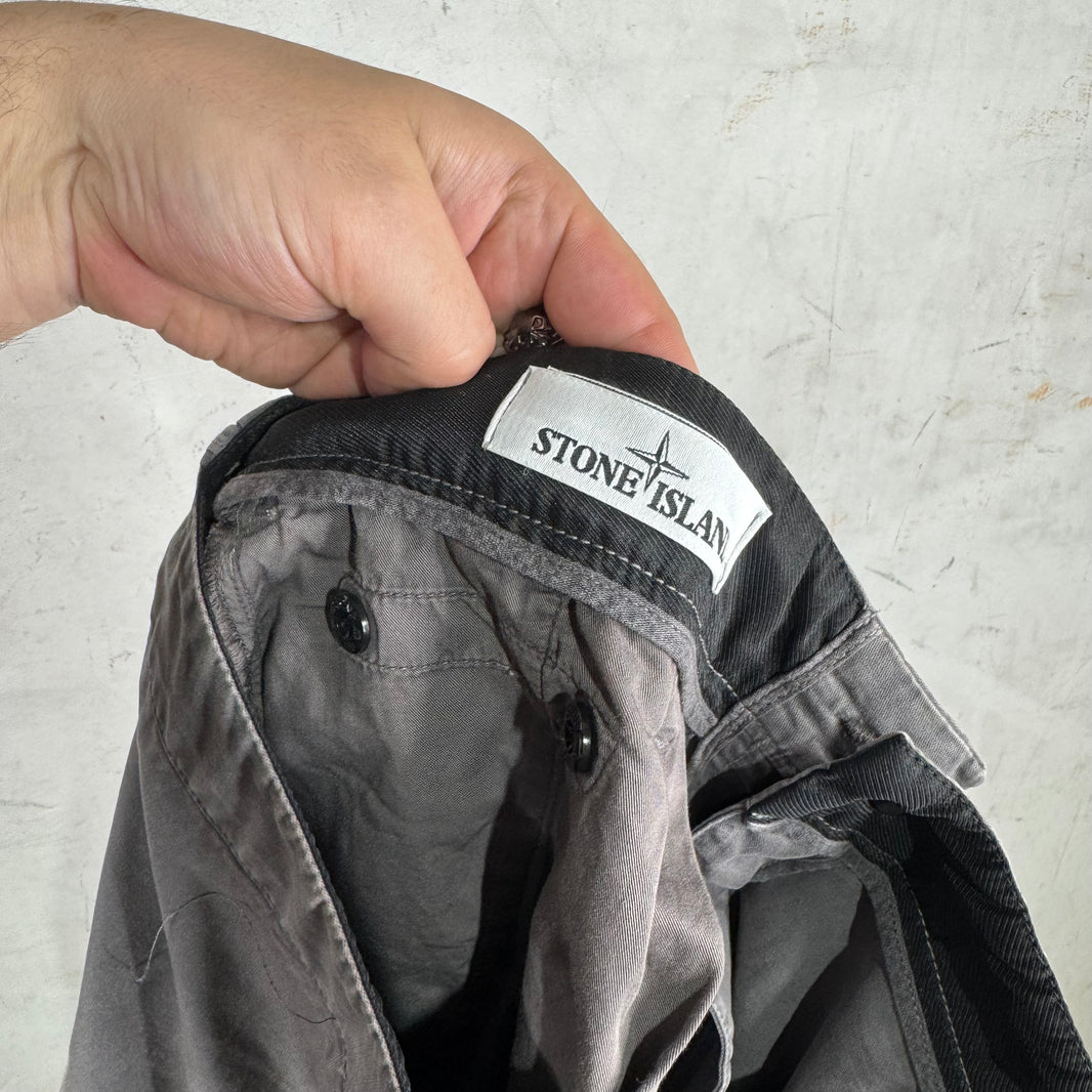 Stone Island Grey Cargo Pants