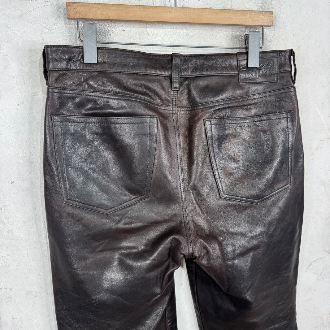 Stussy Big Ol' Brown Leathers