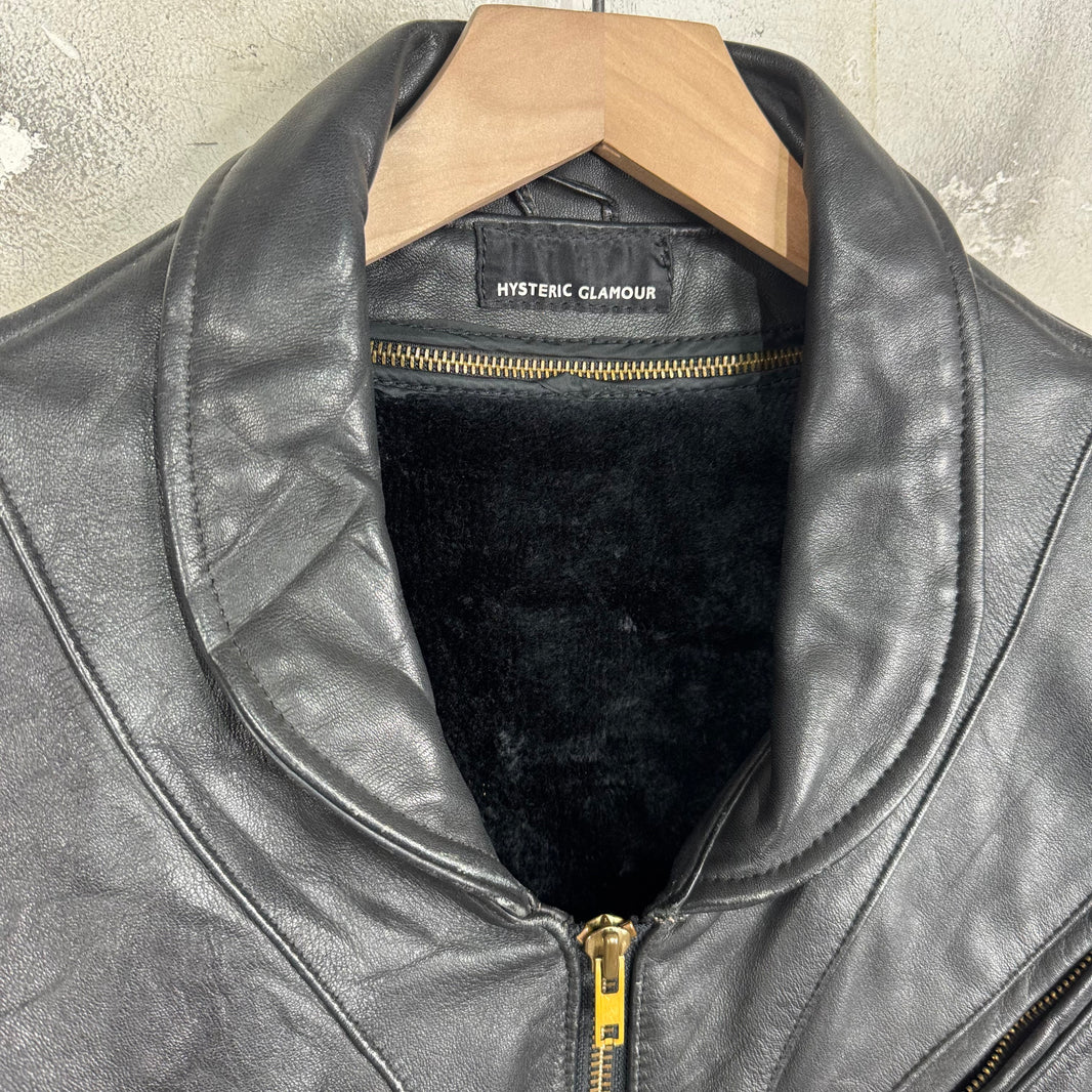 Hysteric Glamour Leather Riders Jacket