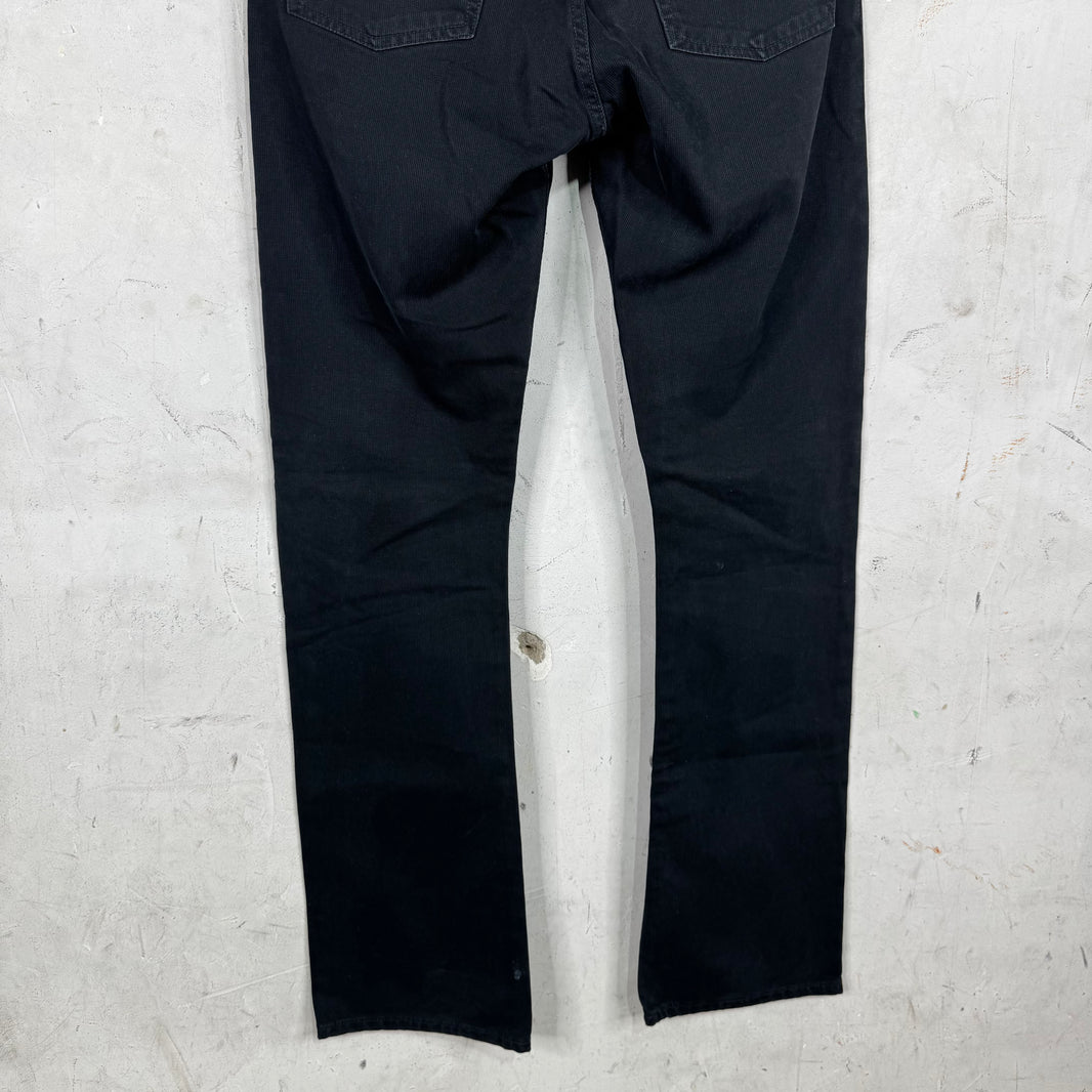 RRL Faded Black Canvas Pants