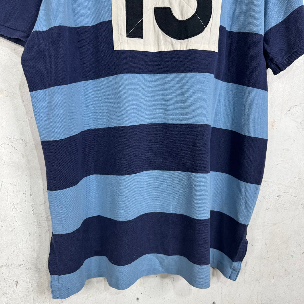 Ralph Lauren Big Pony Crest Blue Striped Polo