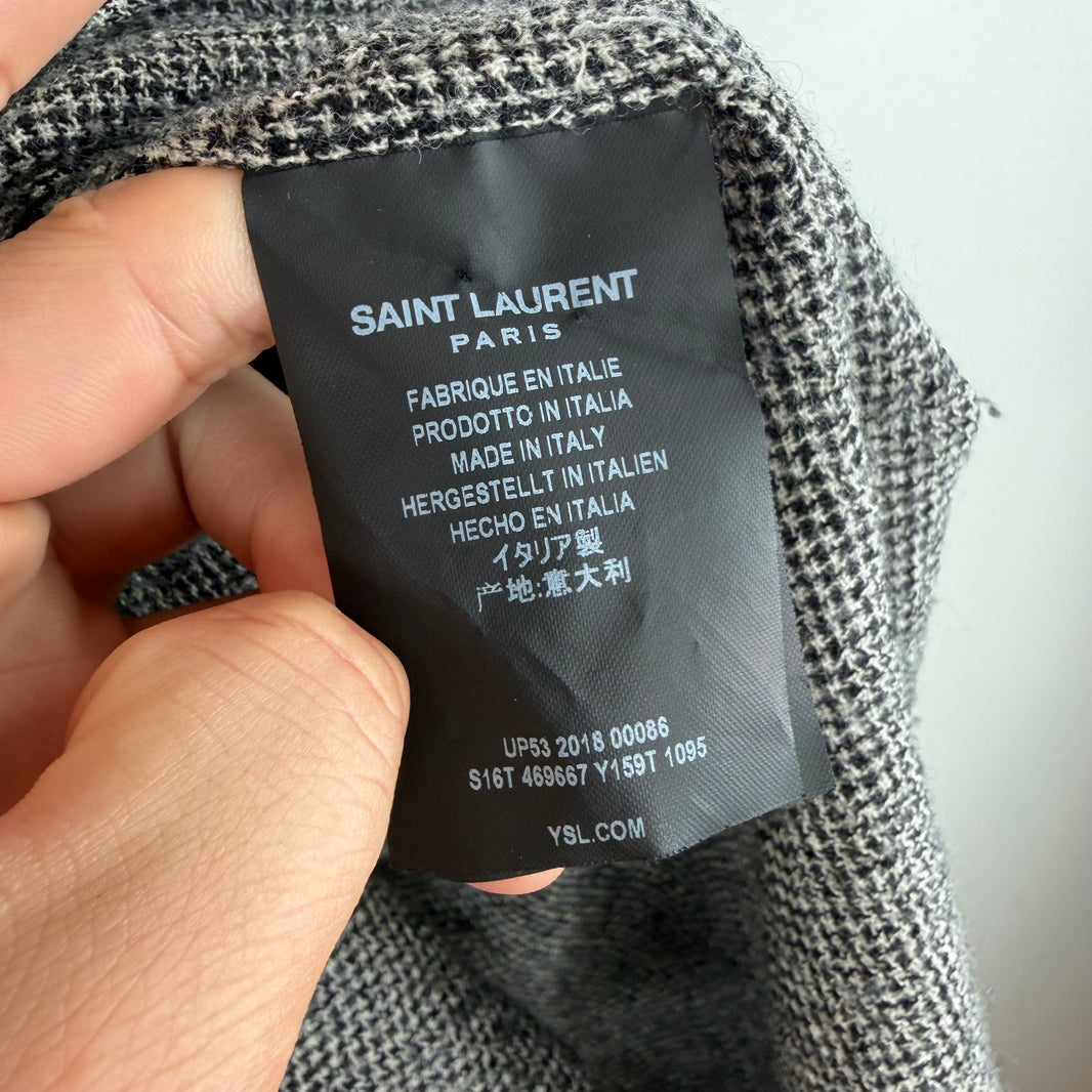 Saint Laurent Wool Flannel Shirt