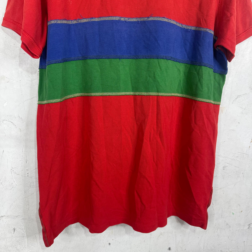 Ralph Lauren Rafting Paneled Striped Polo