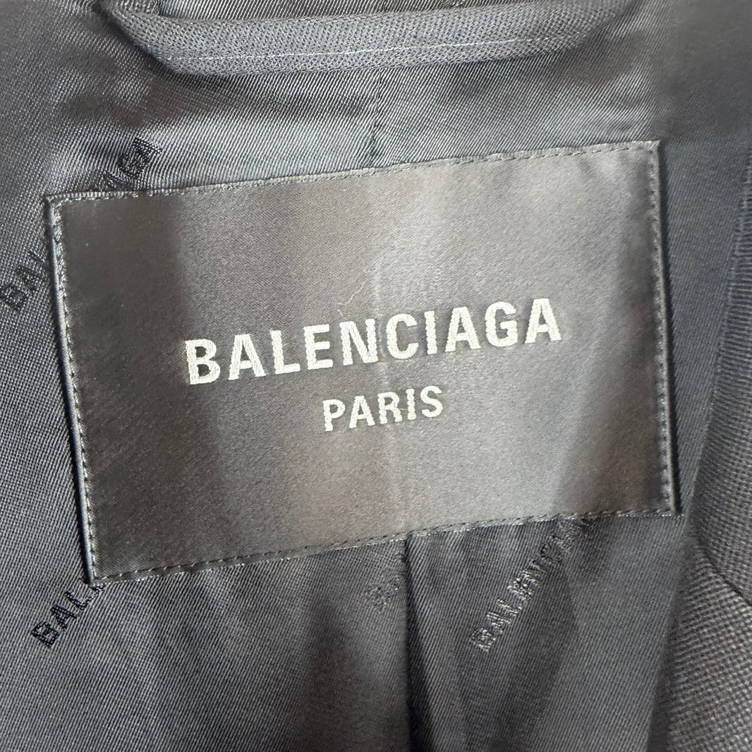 Balenciaga Wool Trench Coat