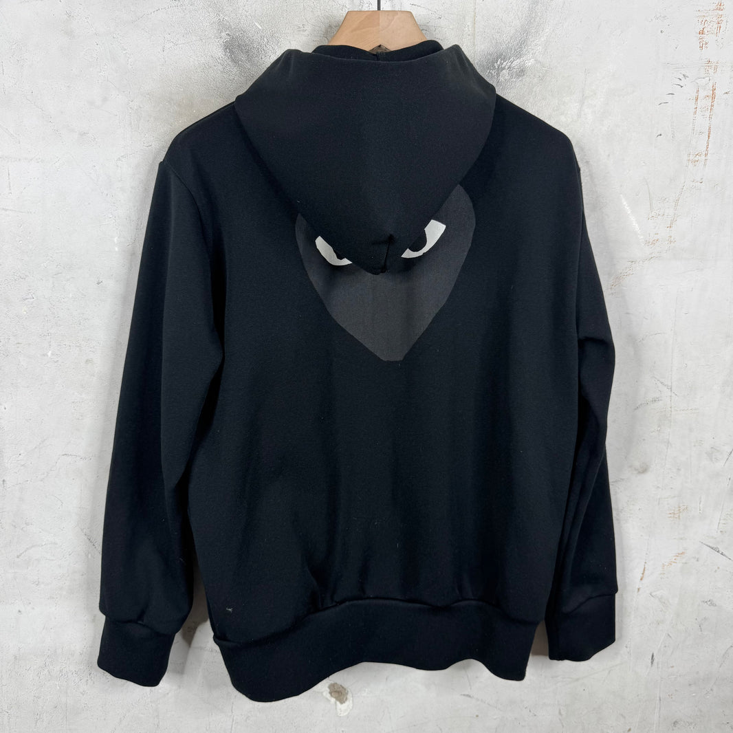 Comme Des Garcons Play Zip Up Hoodie