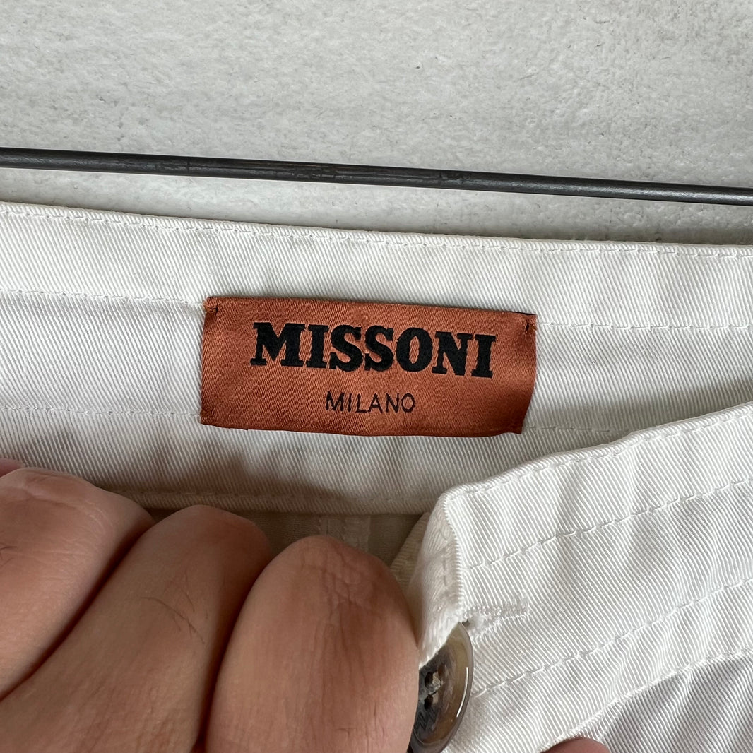 Missoni White Cargo Shorts