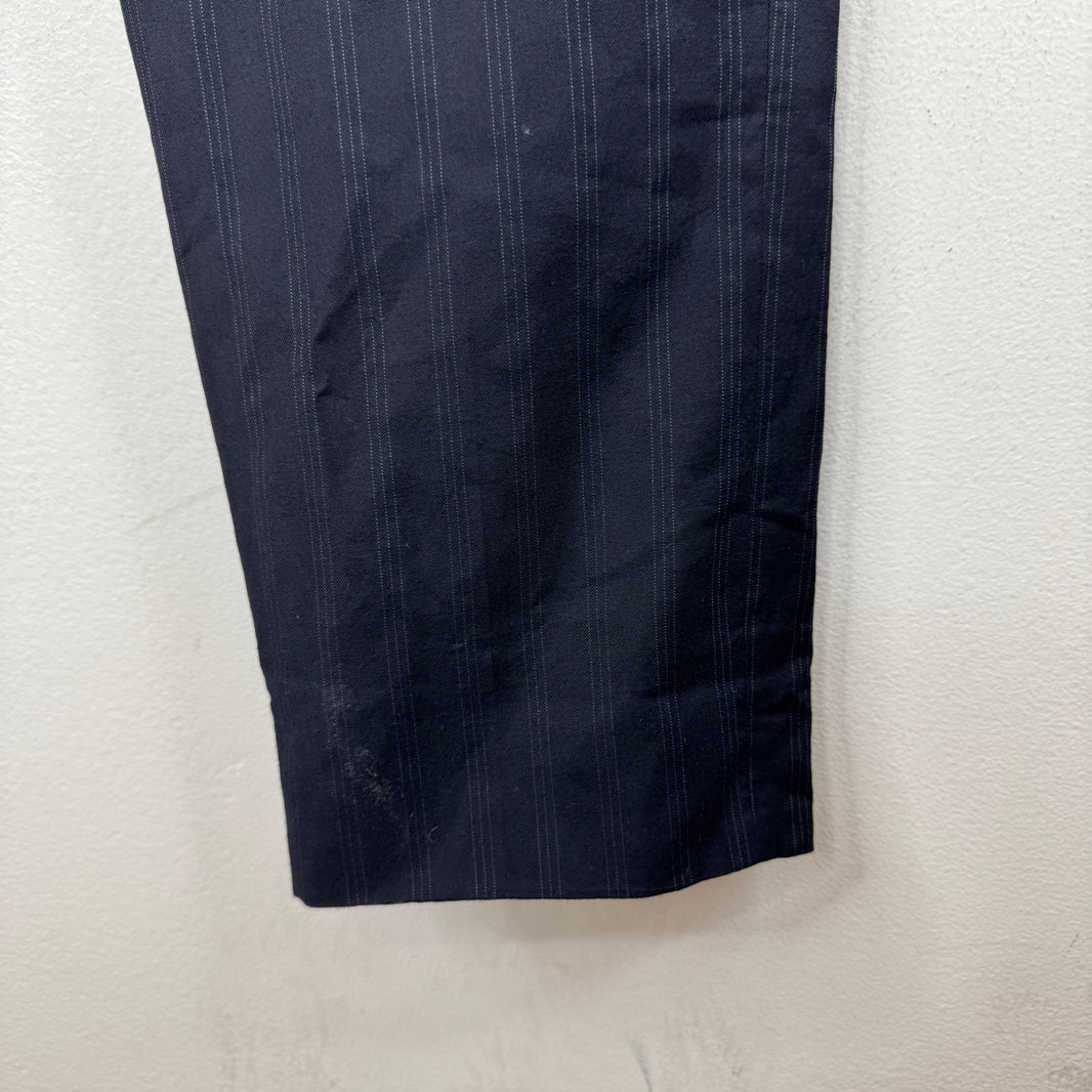 Hermes Navy Striped Trousers