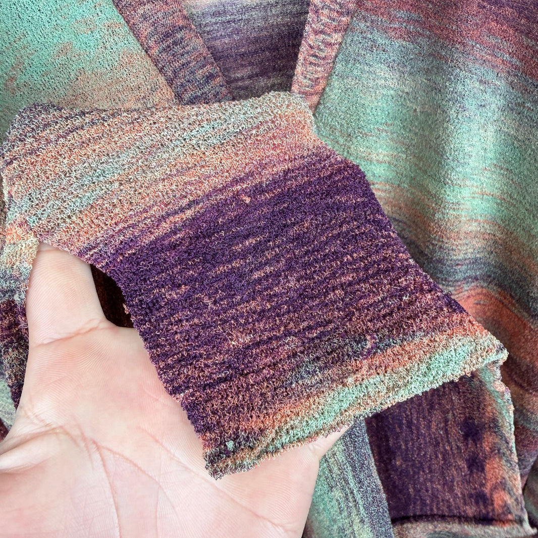 Needles Purple/Green Thin Cardigan