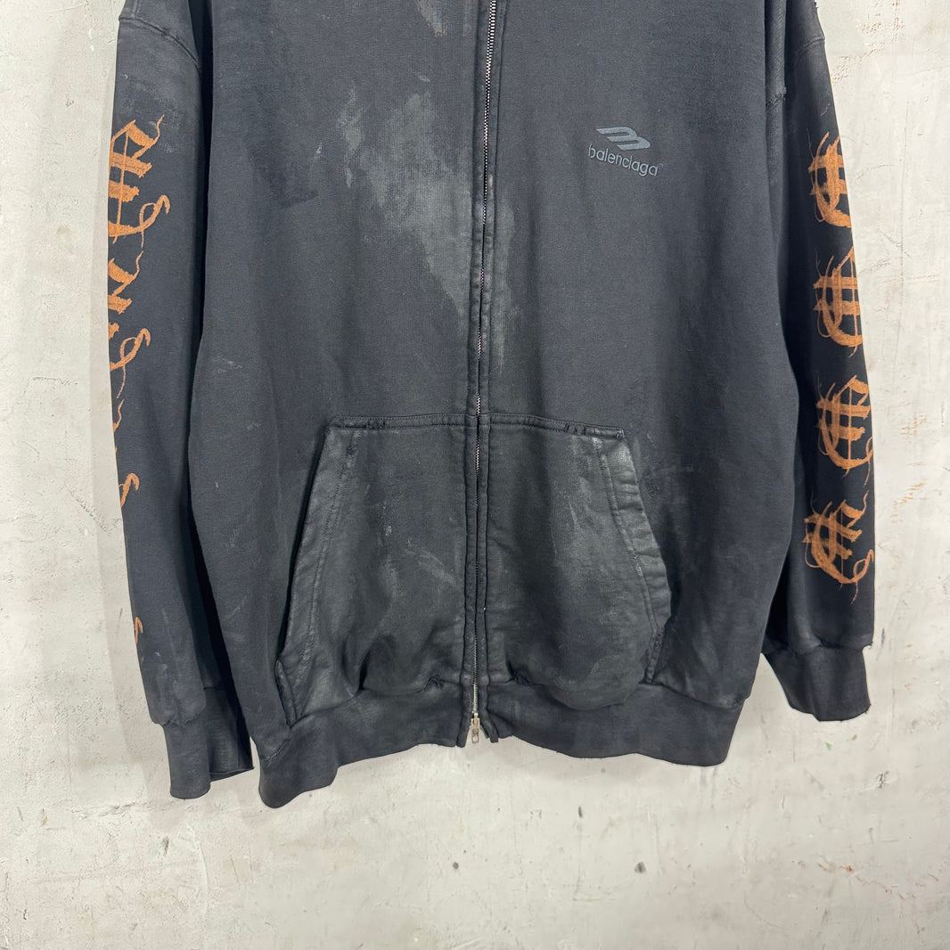 Balenciaga Heavy Metal 3B Zip Hoodie