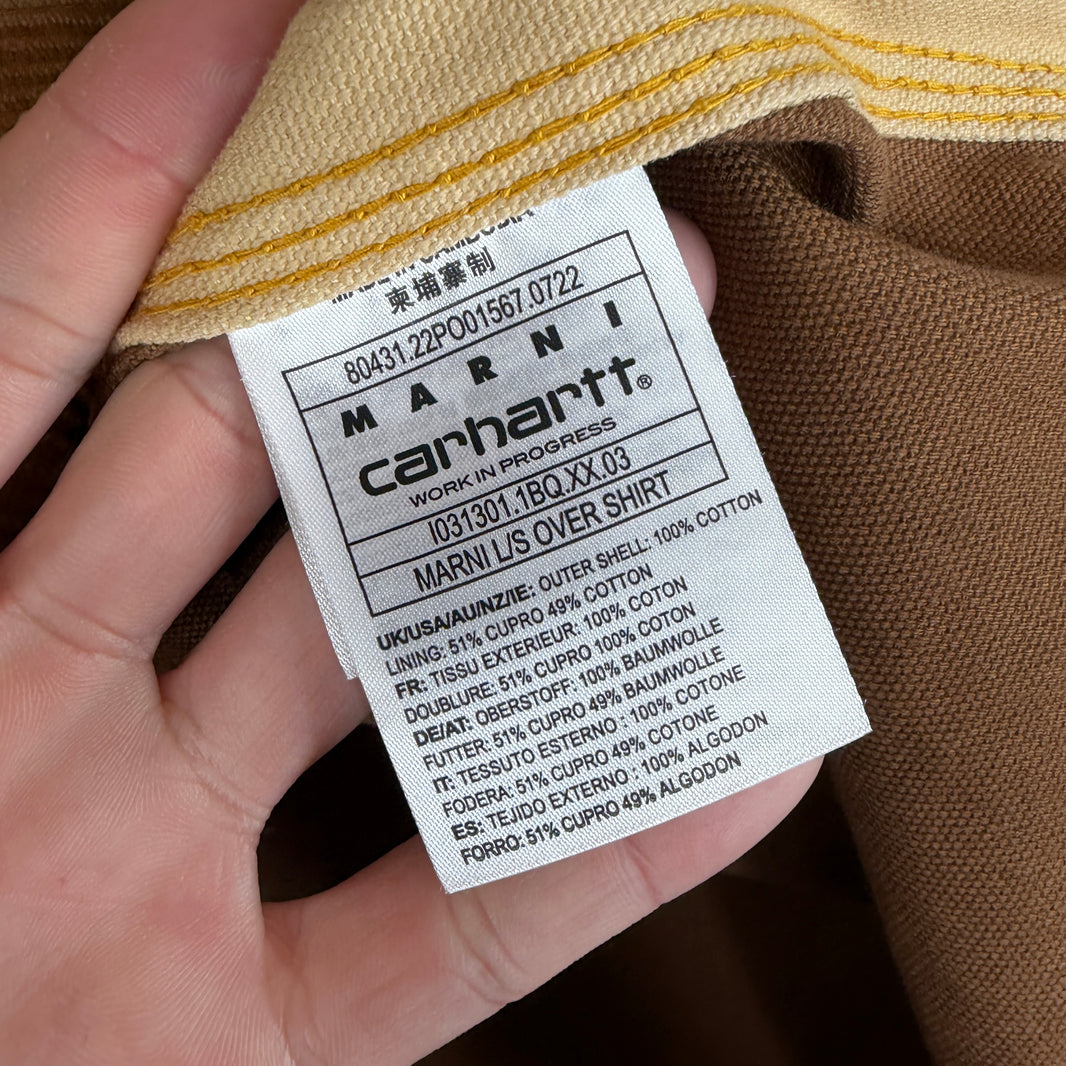 Marni Carhartt WIP Patchwork Button Up LS Shirt