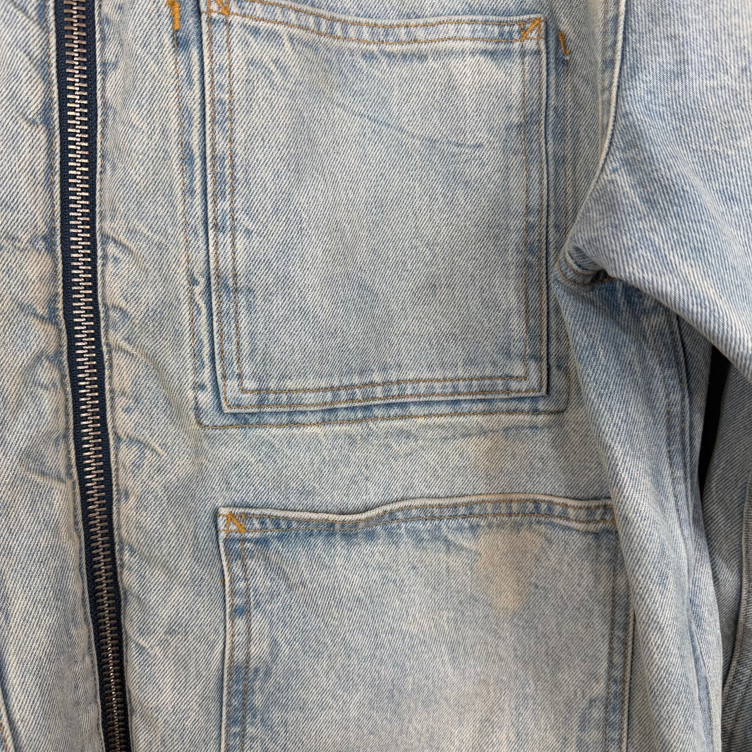 Stussy Zip Up Denim Chore Jacket