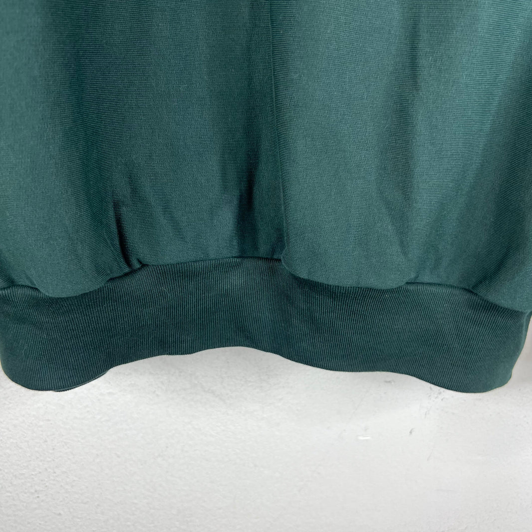 Balenciaga Sample Dark Green Size Sticker Zip Up Hoodie