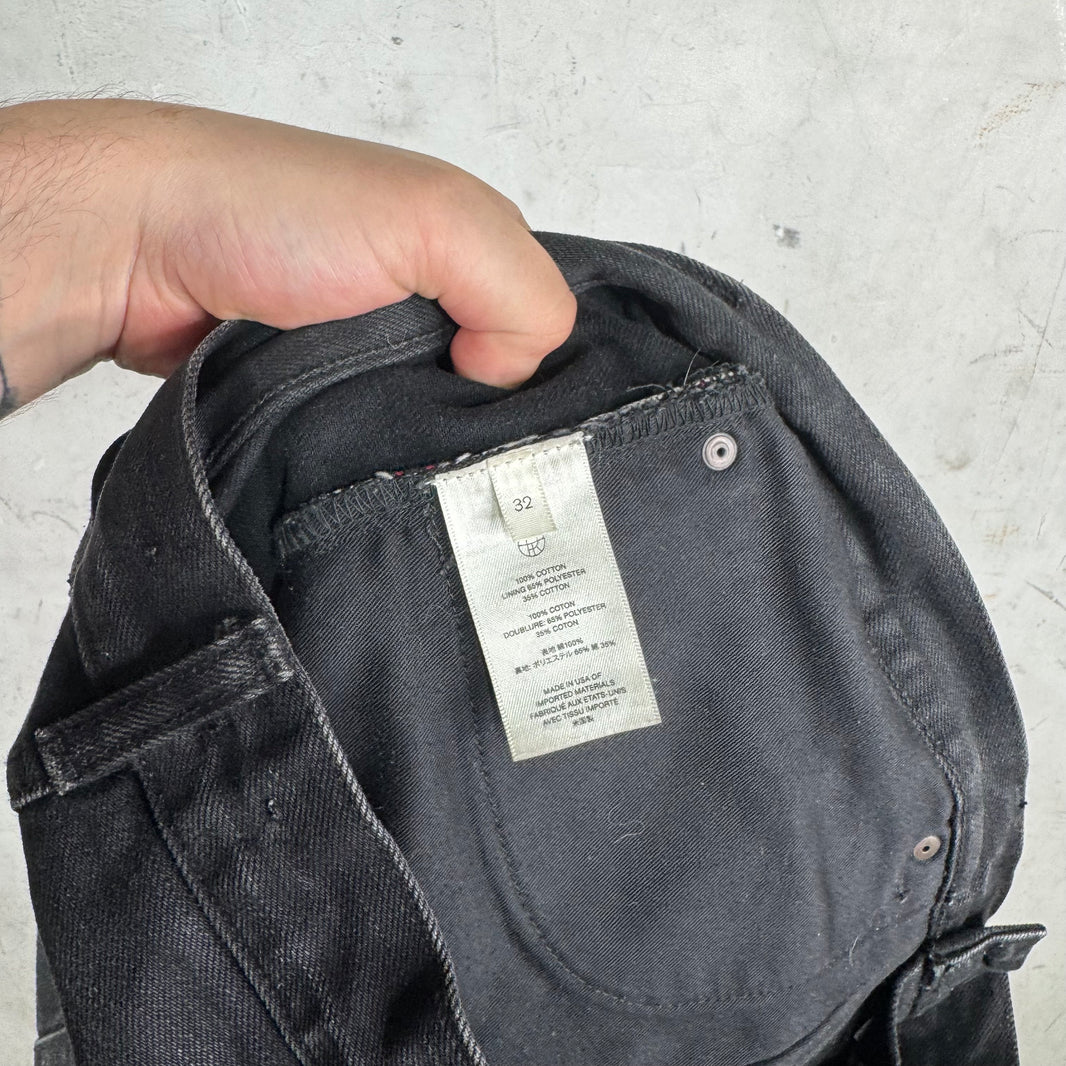 The Row Black Selvedge Jeans