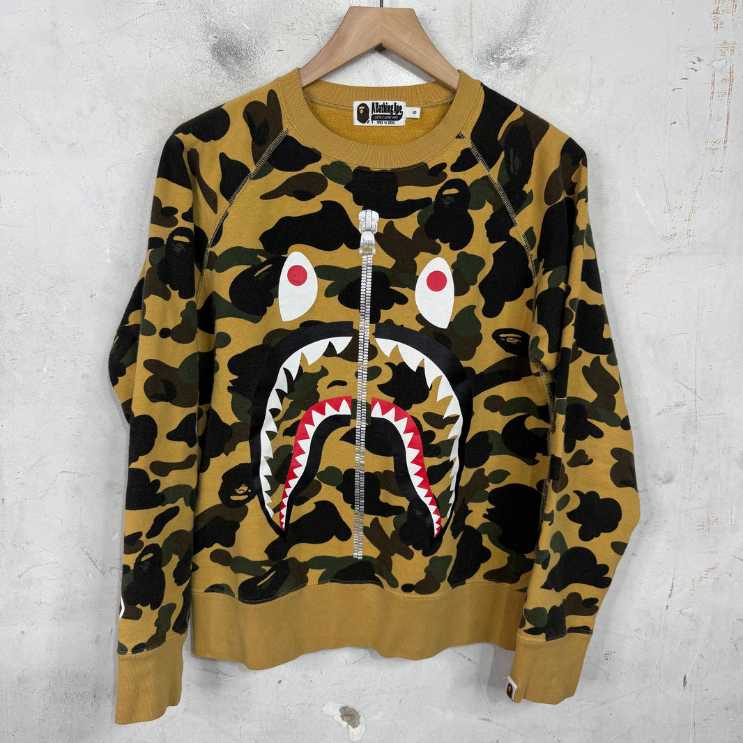 Bape Camo Shark Crewneck Sweater