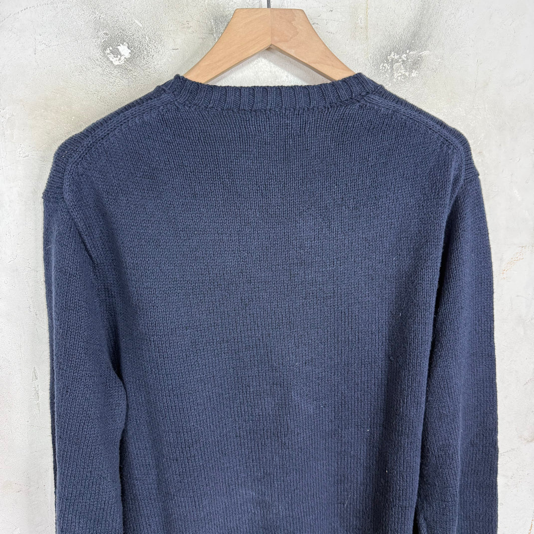 Ralph Lauren Navy Polo Bear Sweater