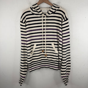 Wales Bonner Striped Knit Hoodie