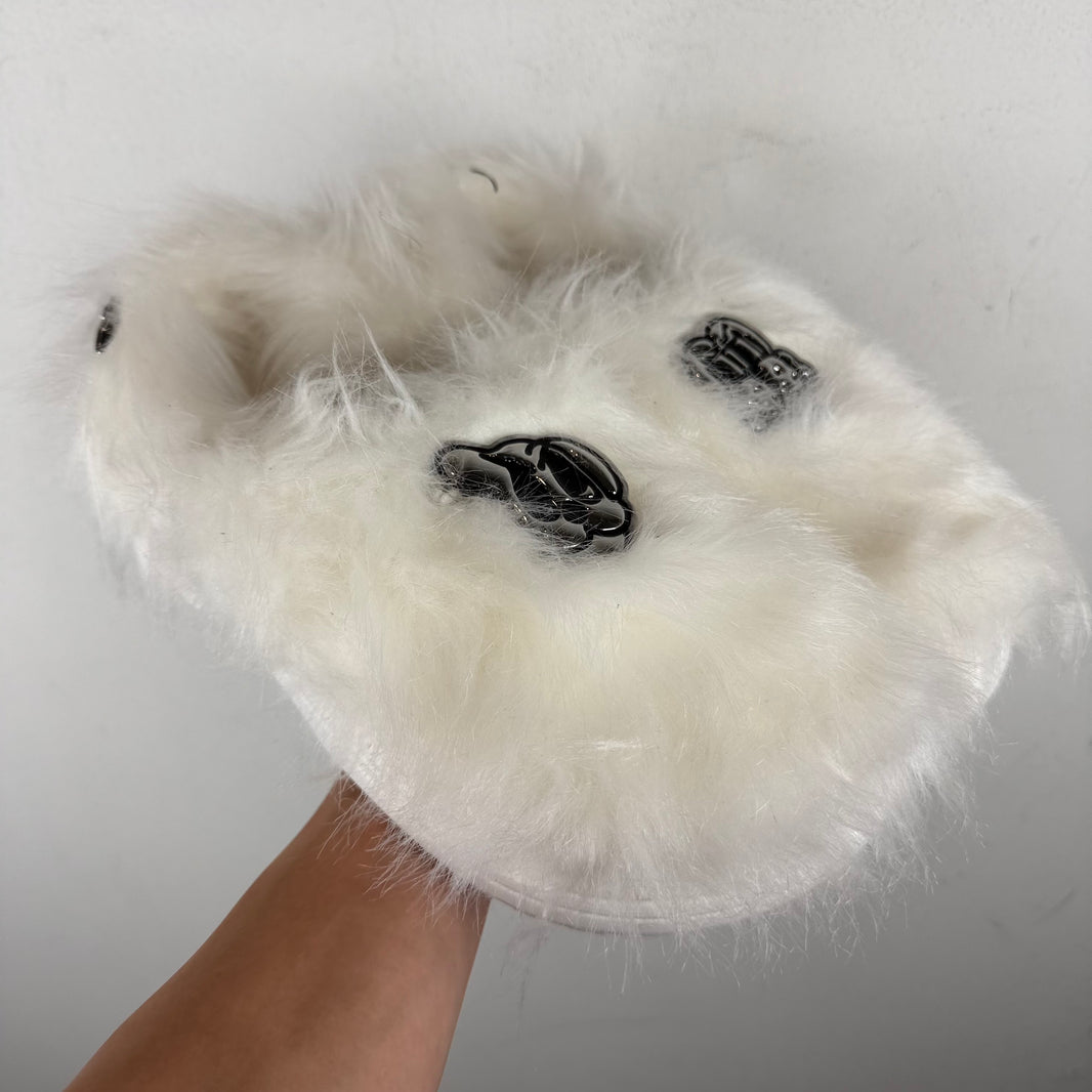 Chito Croc Furry Sandals