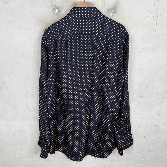 Marc Jacobs Polka Dot Silk Button Up