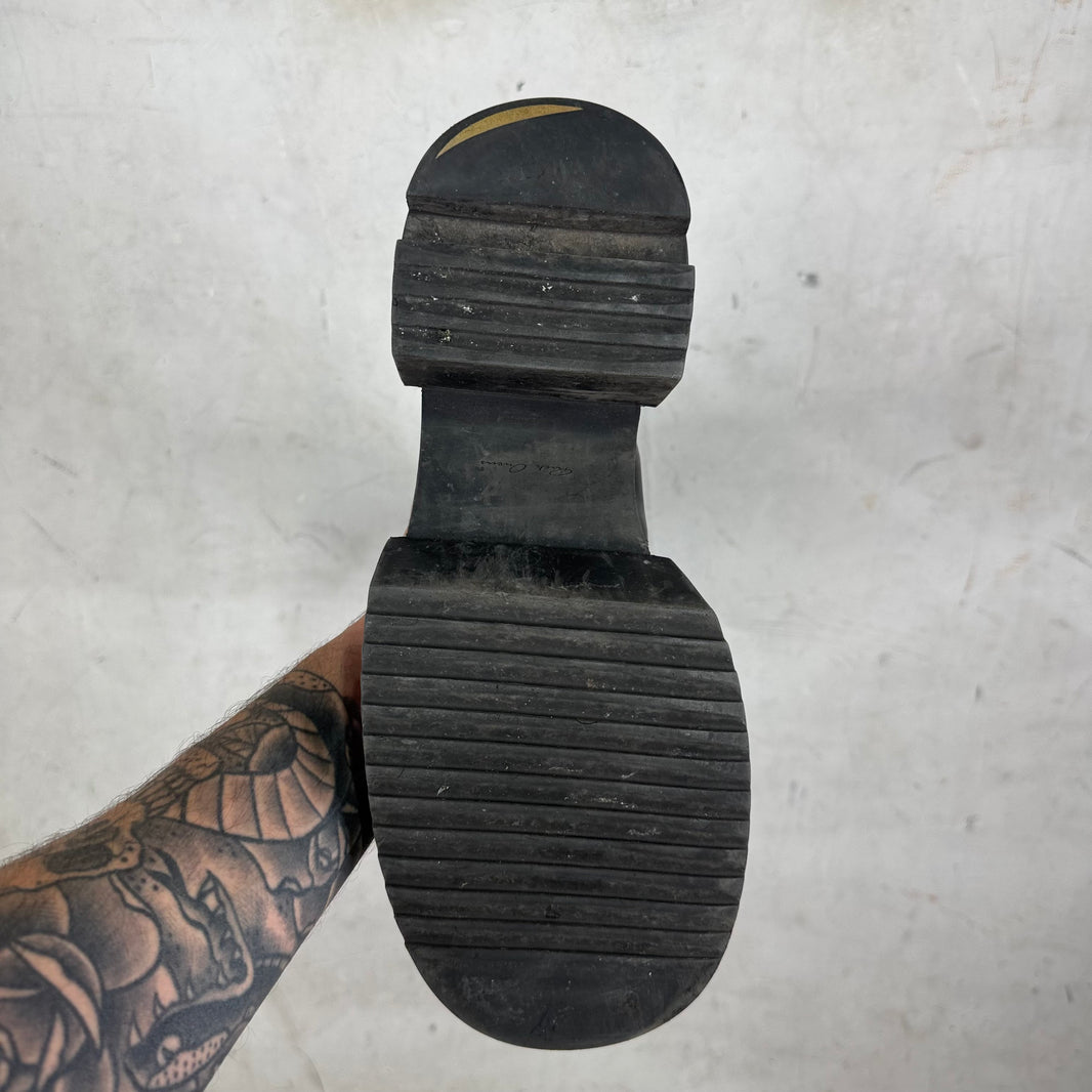 Rick Owens Mid Top Leather Bogun Boots