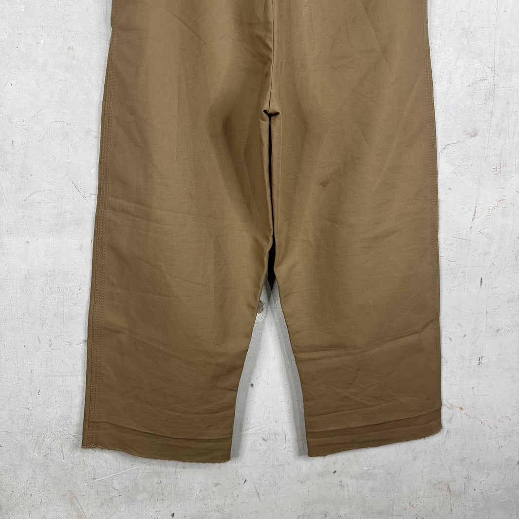 Acne Studios Loose Fit Khaki Trousers