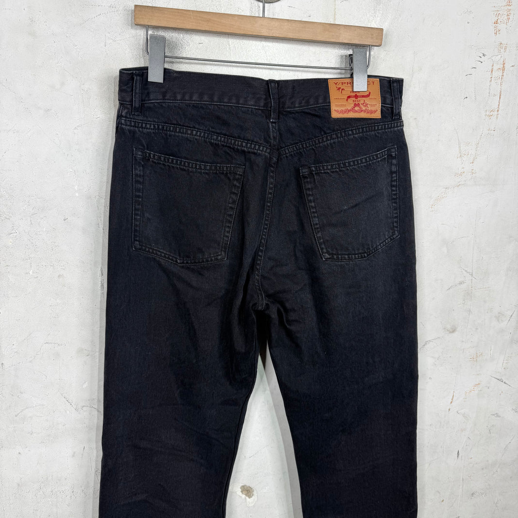 Y/Project Evergreen Snap Off Jeans Black
