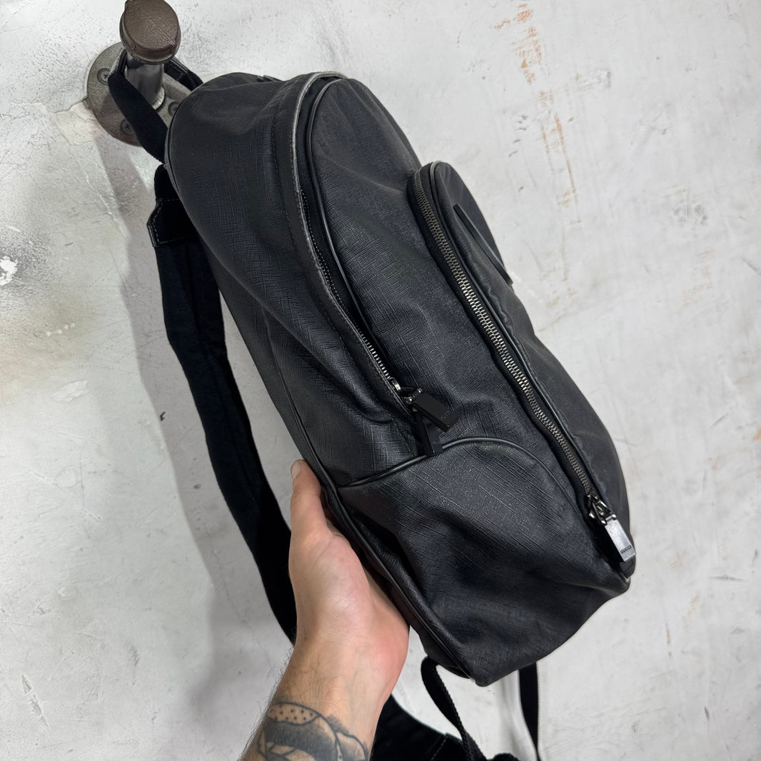 Gucci Sporty Canvas Interlock Backpack