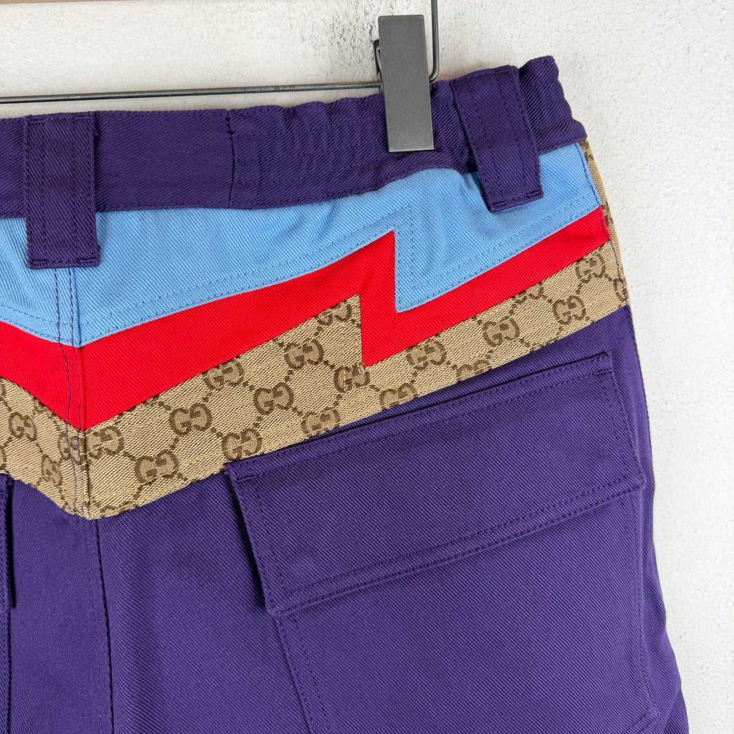 Gucci Purple Lightning Pants