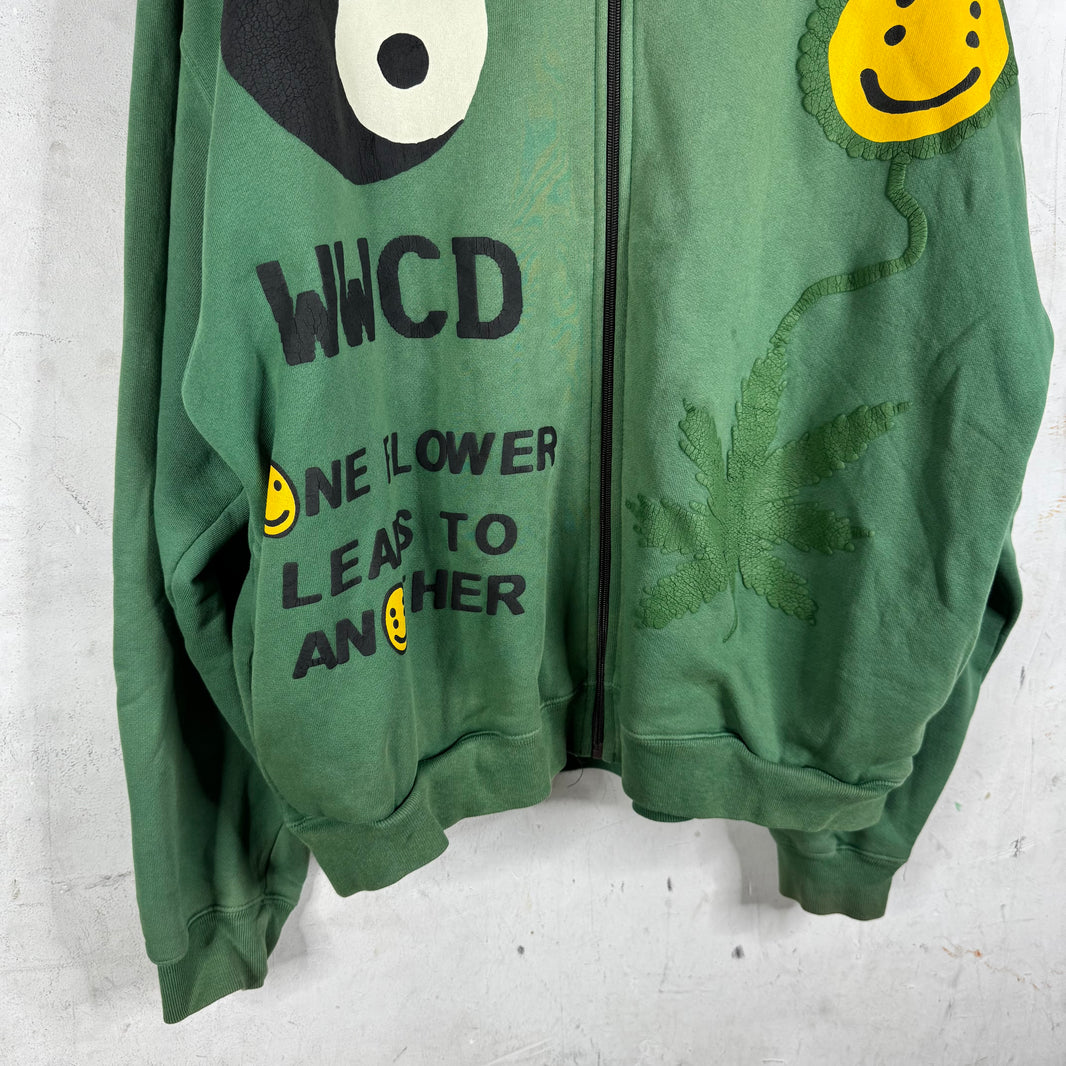 CPFM Earth First Green Zip Hoodie